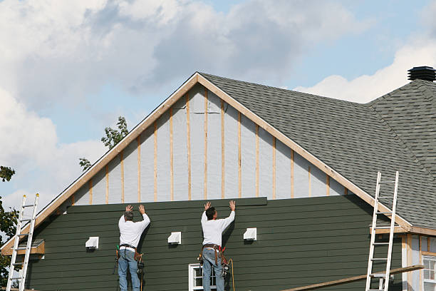 Professional Siding Repair technician working in Morrisville, PA
